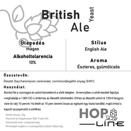Brewline British Ale 12g