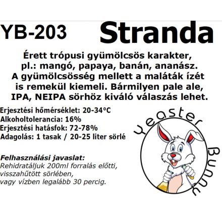 YeasterBunny YB-203 Stranda kveik