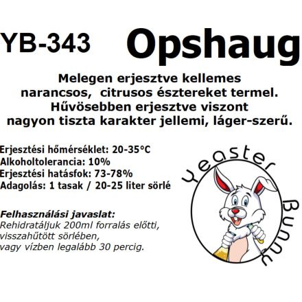 YeasterBunny YB-343 Opshaug kveik
