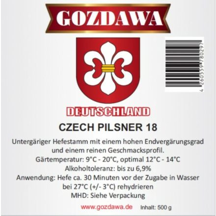 Gozdawa Czech Pilsner 18 500g