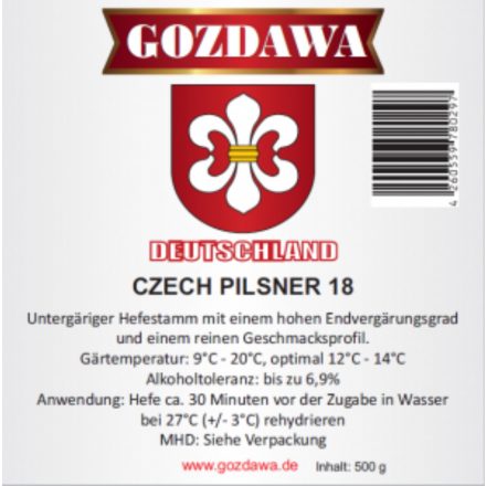 Gozdawa Czech Pilsner 18 10g