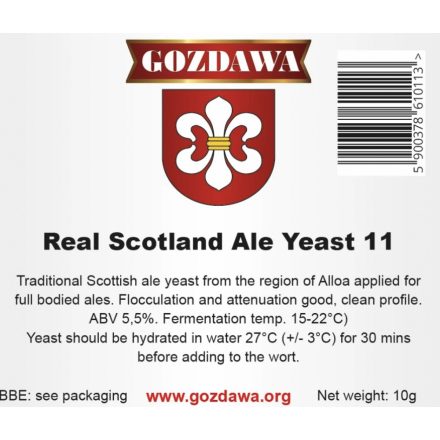Gozdawa Real Scotland Yeast 10g