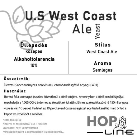 Brewline U.S West Coast Ale 2g / US-05