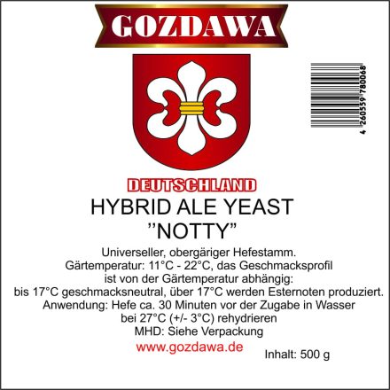 Gozdawa Hibrid Ale Yeast 500g
