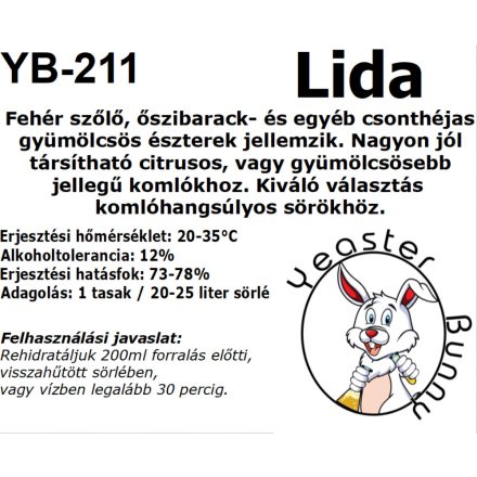 YeasterBunny YB-211 Lida kveik