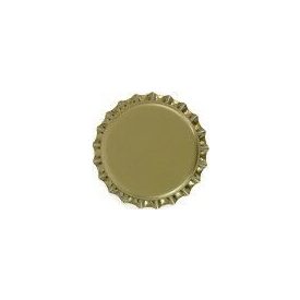 Crown caps 100pc - gold
