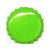 Crown caps 100pc - neongreen