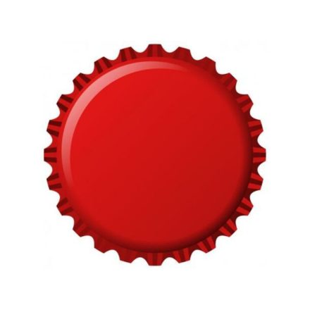 Crown caps 100pc - red
