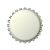 Crown caps 100pc - white - oxigen scavanger