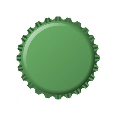 Crown caps 100pc - green