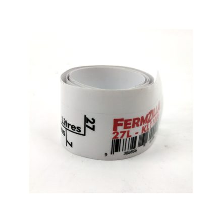 Fermzilla Tri-Clamp 27L szintjelző matrica