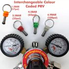 Sárga biztonsági szelep 17 PSI (1.2 bar)