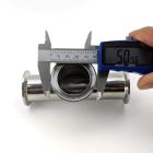 1,5" Tri-Clamp T-elosztó