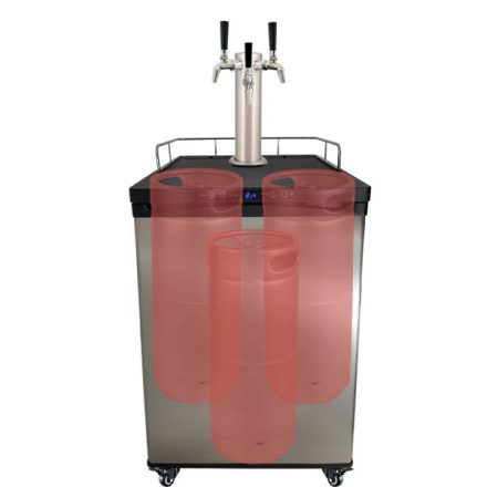 KegLand Kegerator 3 csapos szett