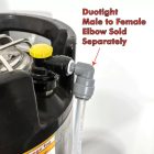 Duotight 9.5mm-9.5mm apa-anya könyök (3/8"-3/8")