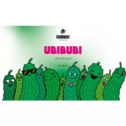 H-08530 "Ubibubi" Uborkás Gose 21L – sörfőző receptcsomag