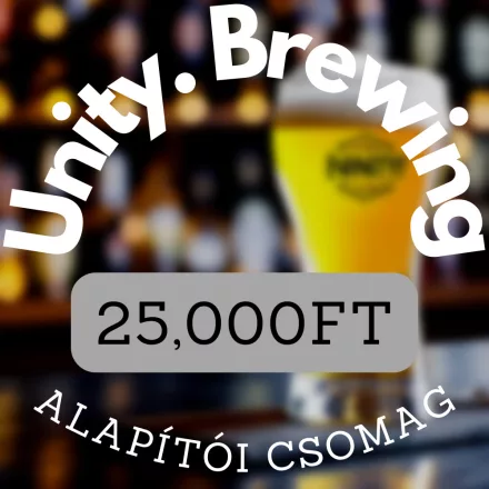 Unity Brewing alapítói csomag 25000ft
